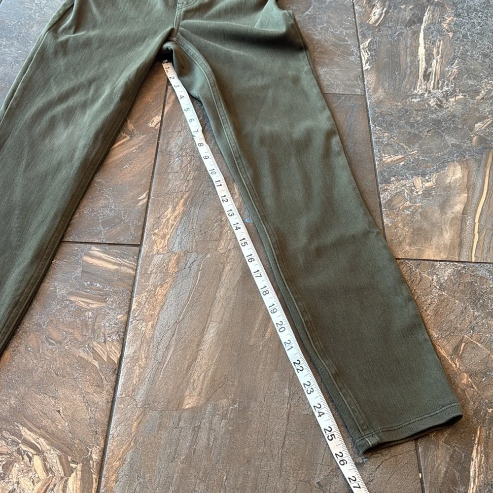Spanx Olive Green Jeanish Ankle Jegging Size Small - Picture 11 of 15